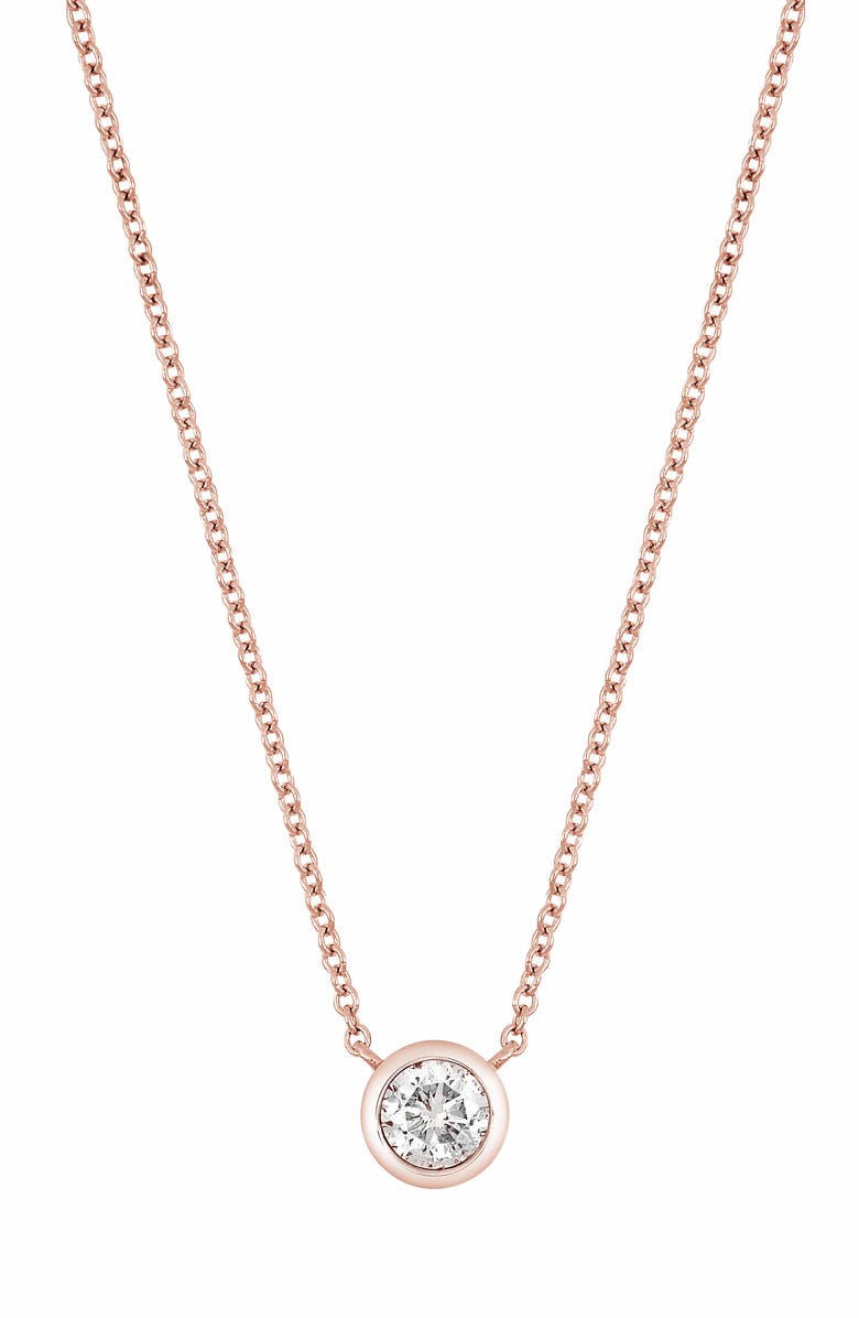 Bony Levy 18k Gold Pavé Diamond Initial Pendant Necklace In Yellow Gold - H  | ModeSens