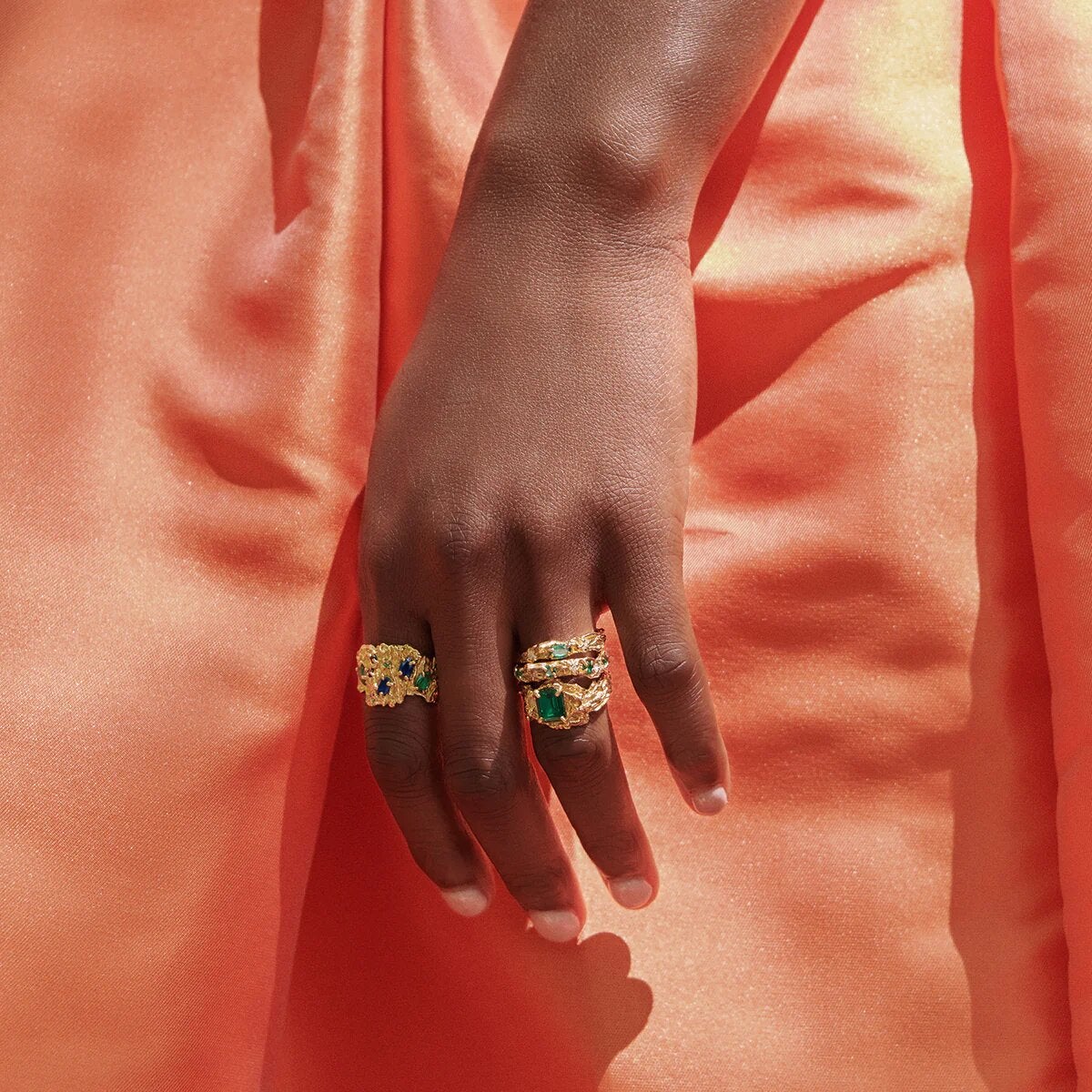 Gabriela Artigas + Set of 3 Rising Rings