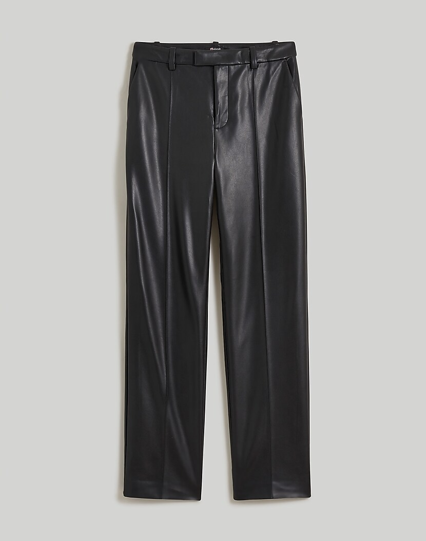 amp; Other Stories + Leather Kick Flare Trousers