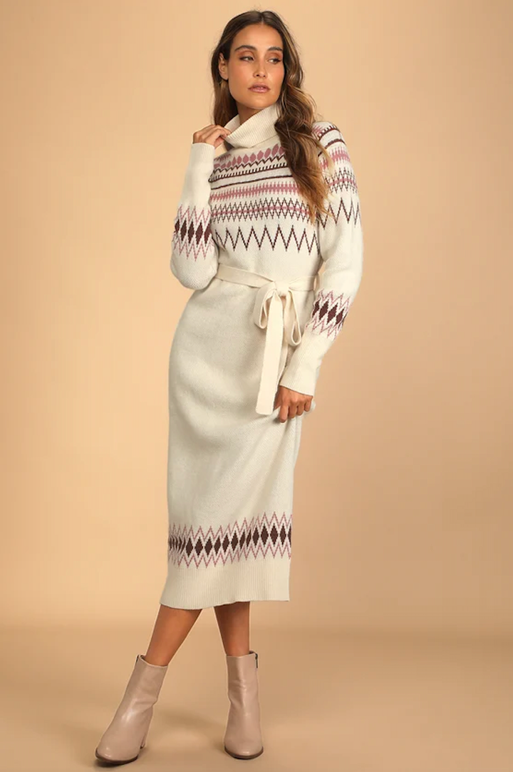 21 Best Winter Dresses You Won't Mind Wearing in the Cold 2024