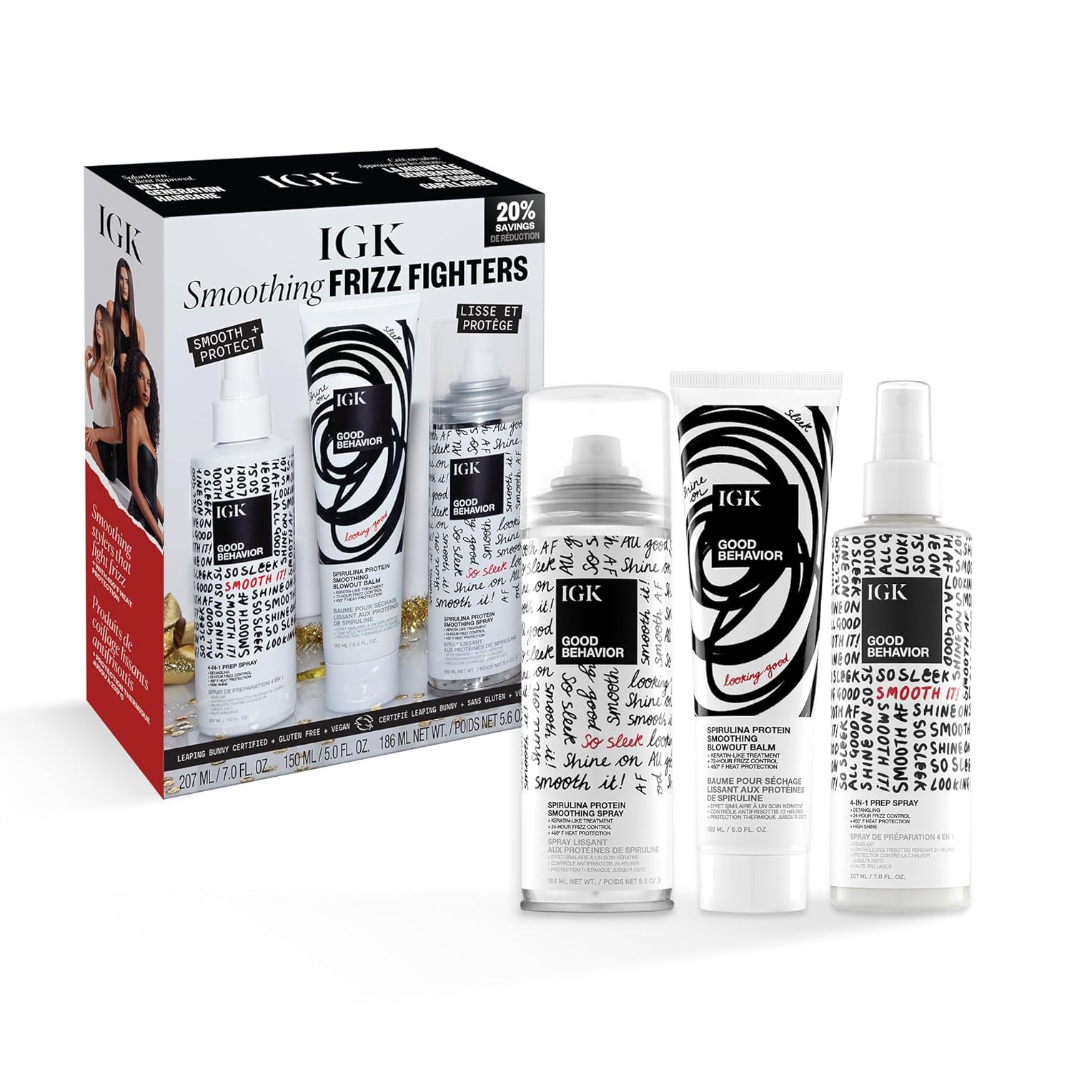 IGK Releases a New Limited Edition Pre Party Hair Strobing Glitter Spray