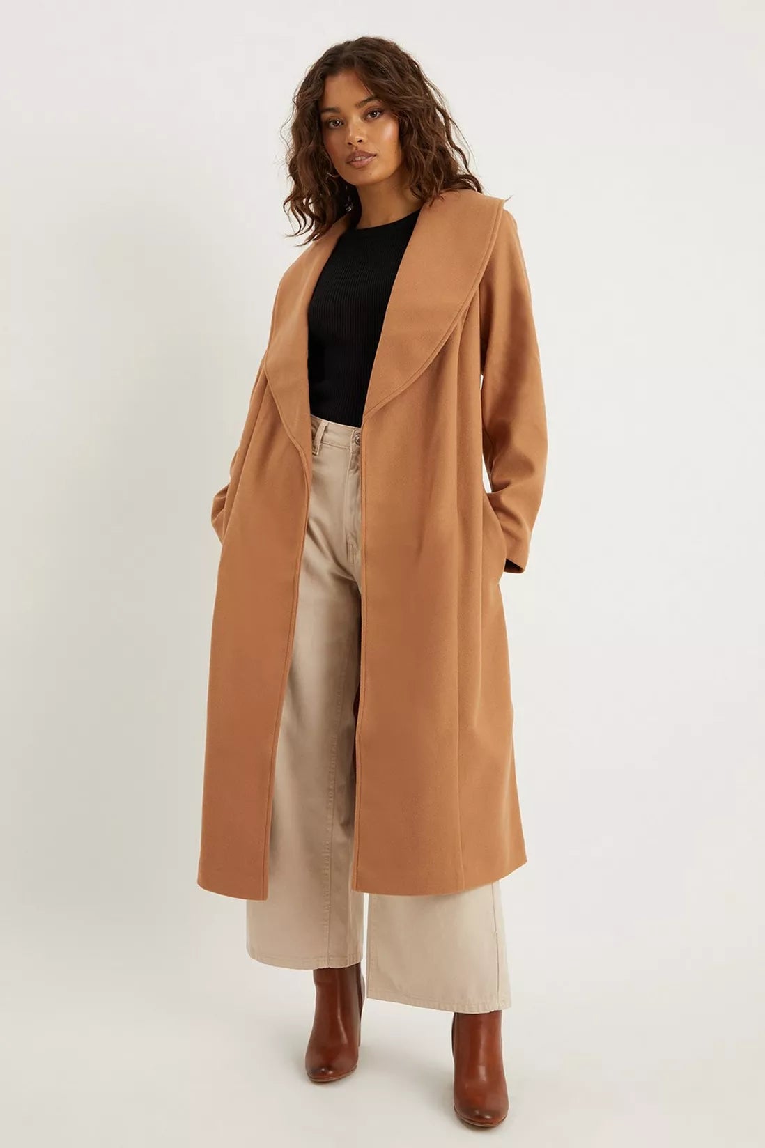 Dorothy perkins petite camel coat hotsell