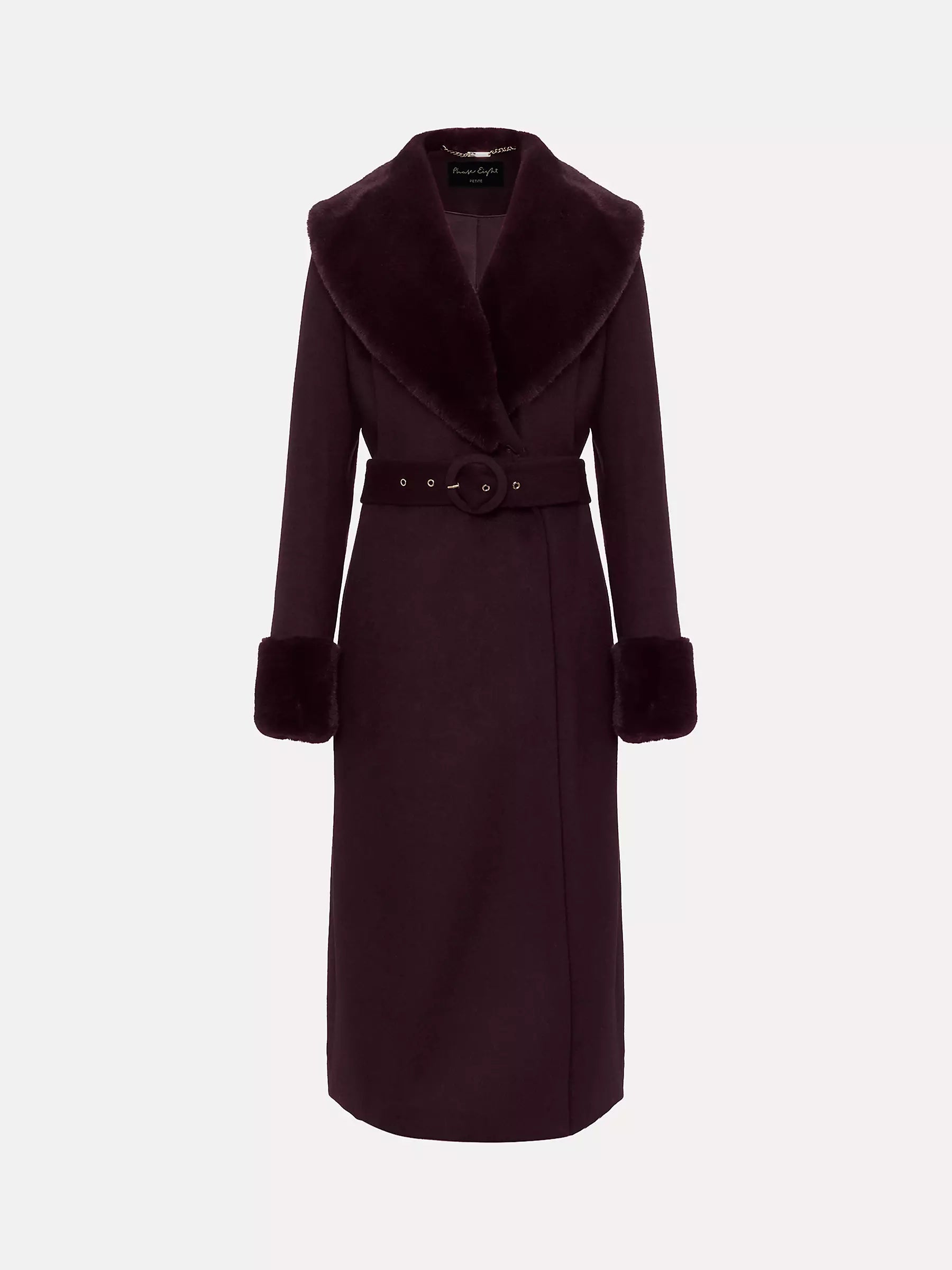 Petite black coats on sale uk