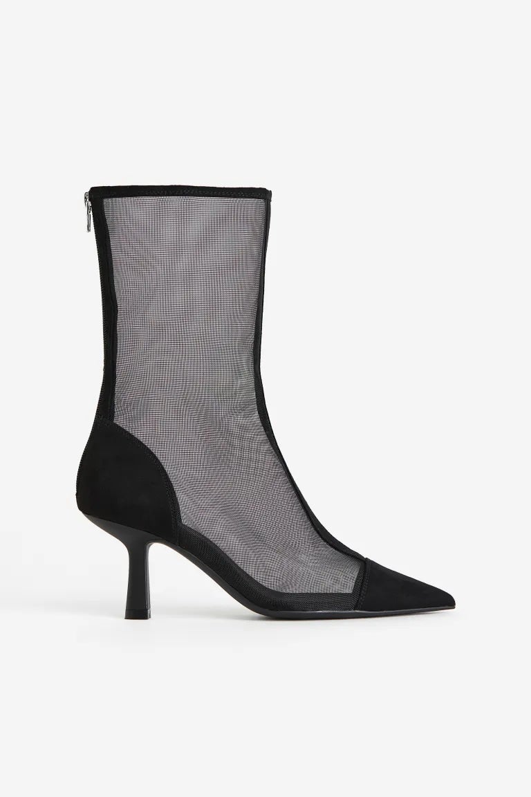 H&M + Mesh Sock Boots