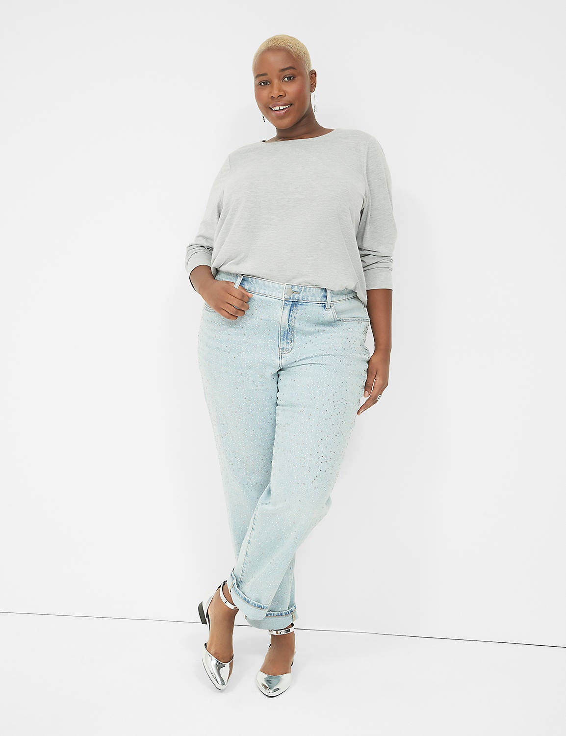 Jaded London + Light Wash Colossus Fit Jeans