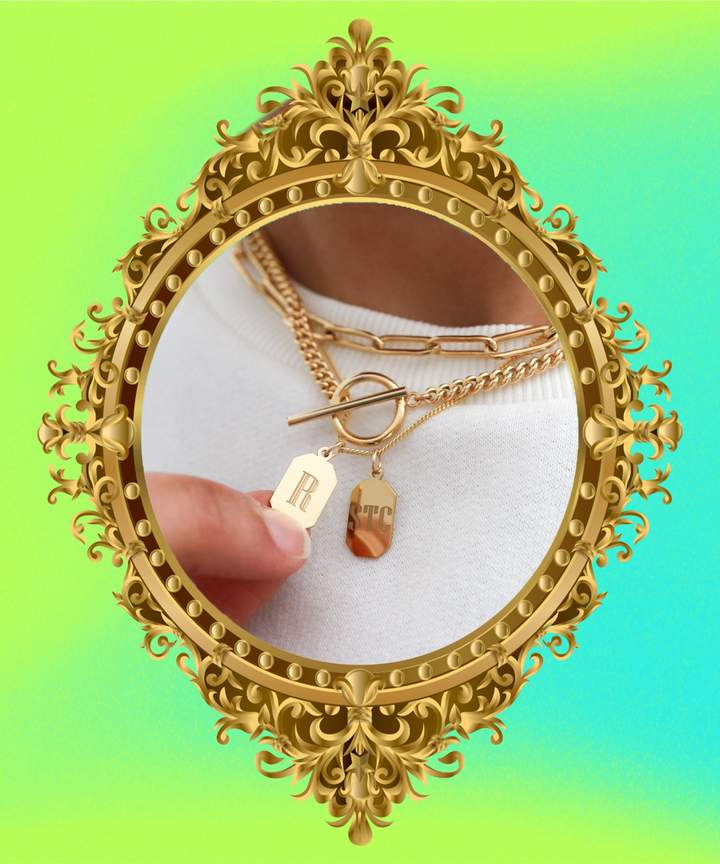 Sterling Silver w/14k Accent Antiqued Oval Gemstone Bracelets - Quality Gold