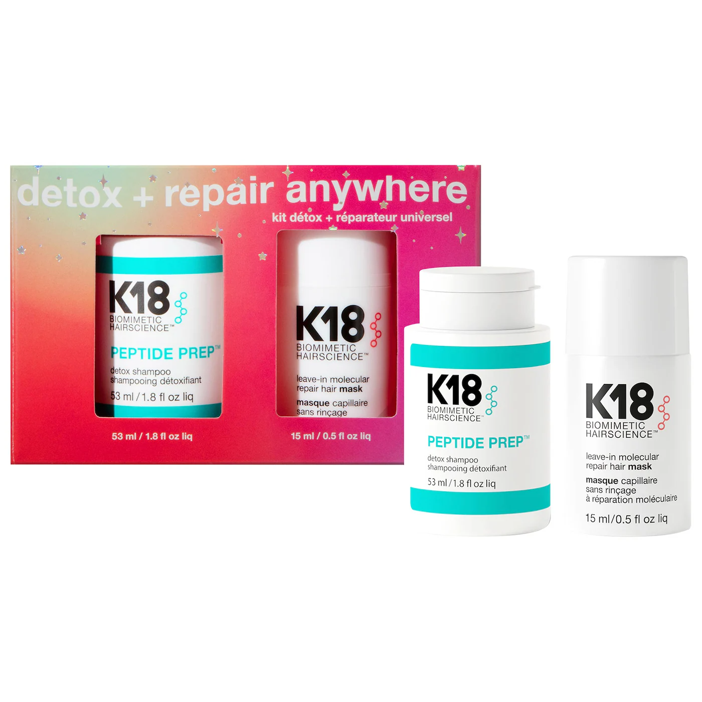 K18 + Detox + Repair Anywhere Set