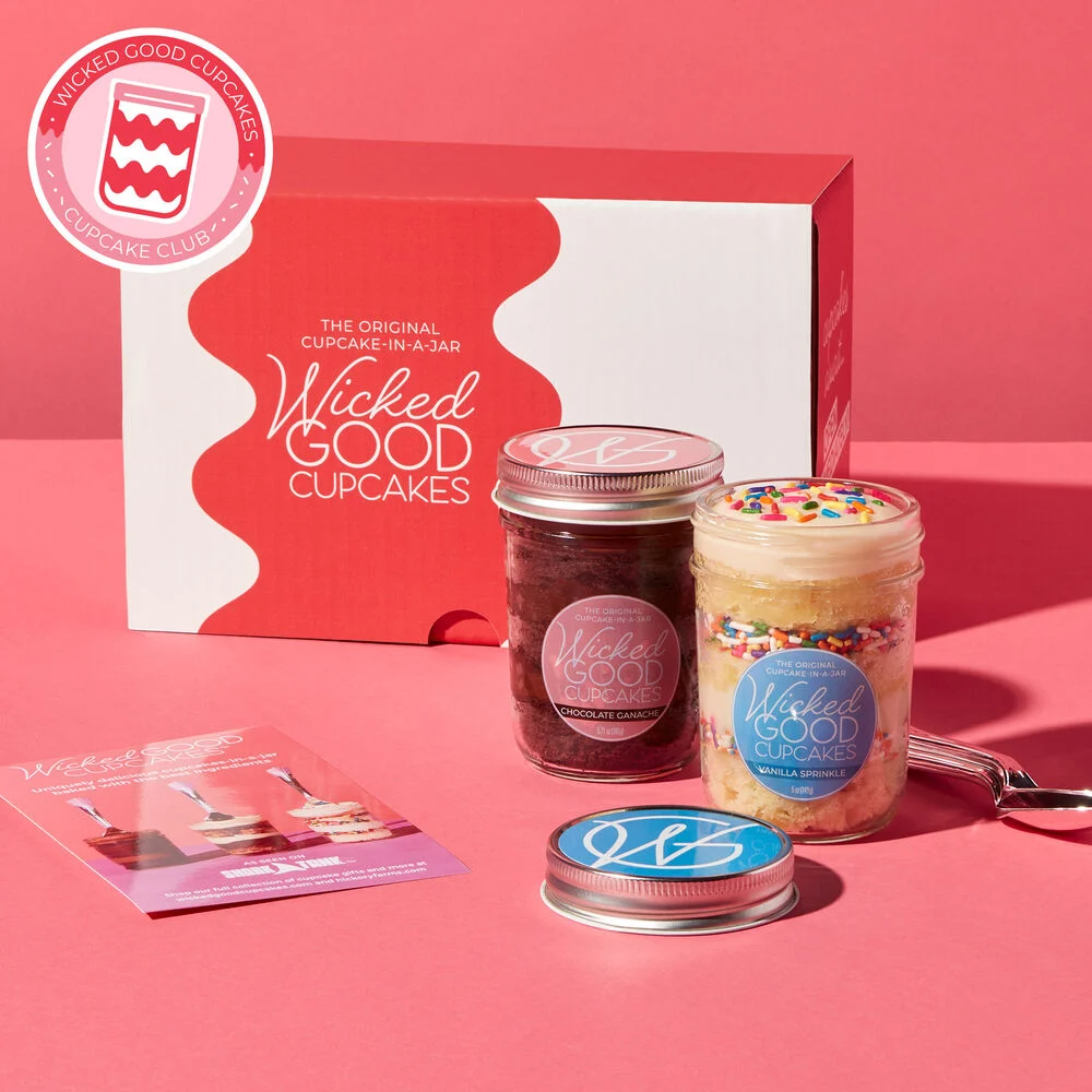 Wicked Good Cupcakes + 3 Month Cupcake Subscription 2 Pack