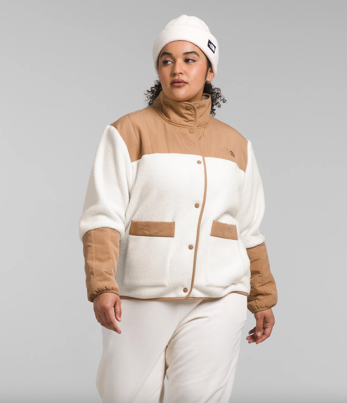 The North Face Women's Maggy Sweater Fleece, Vintage White Heather, X-Small  : Buy Online at Best Price in KSA - Souq is now : Fashion