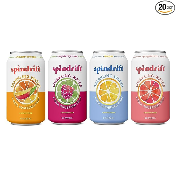 Spindrift + Sparkling Water Variety Pack (20 Pack)