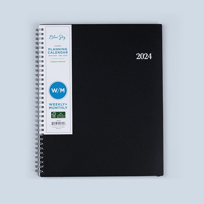Moleskine 2024 Life Planner - 12 Month Spiral Weekly and Monthly