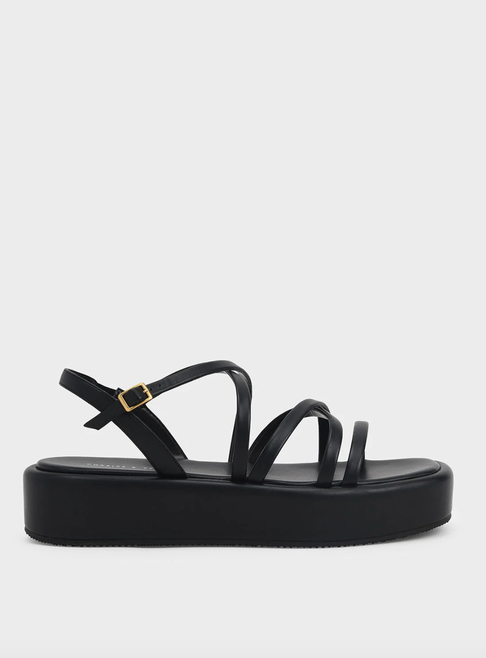 Charles and Keith + Strappy Padded Flatforms