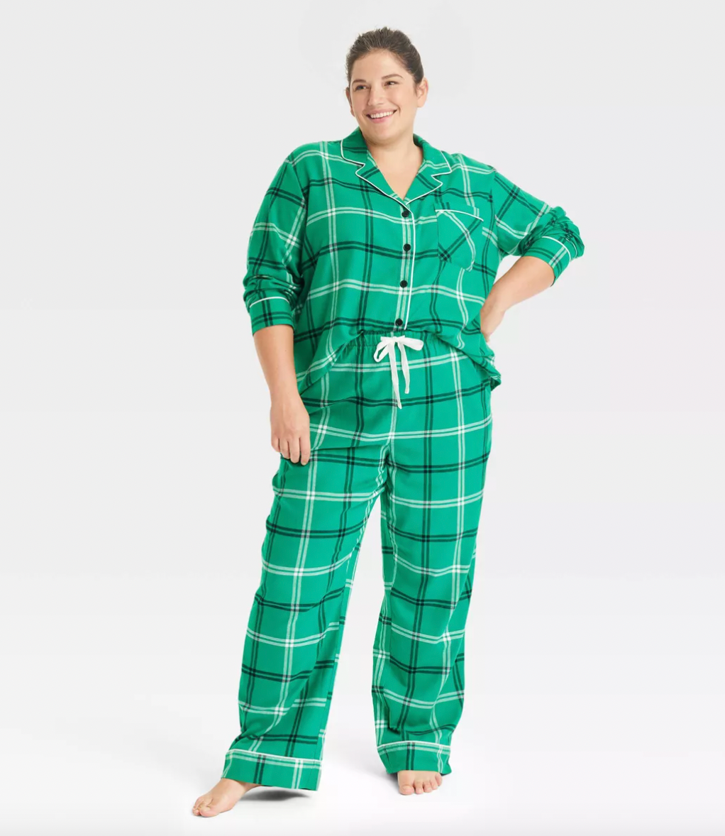 Wondershop + Plaid Flannel Matching Family Pajama Set