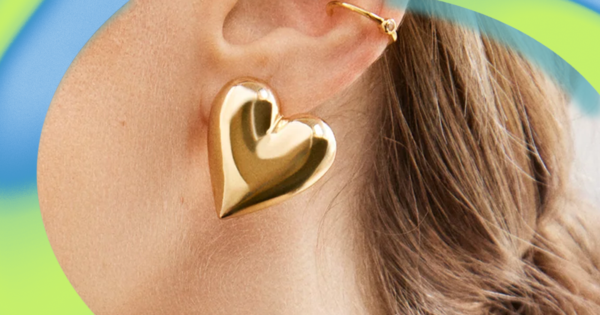 LOVENESS LEE DIa drop earrings - Gold