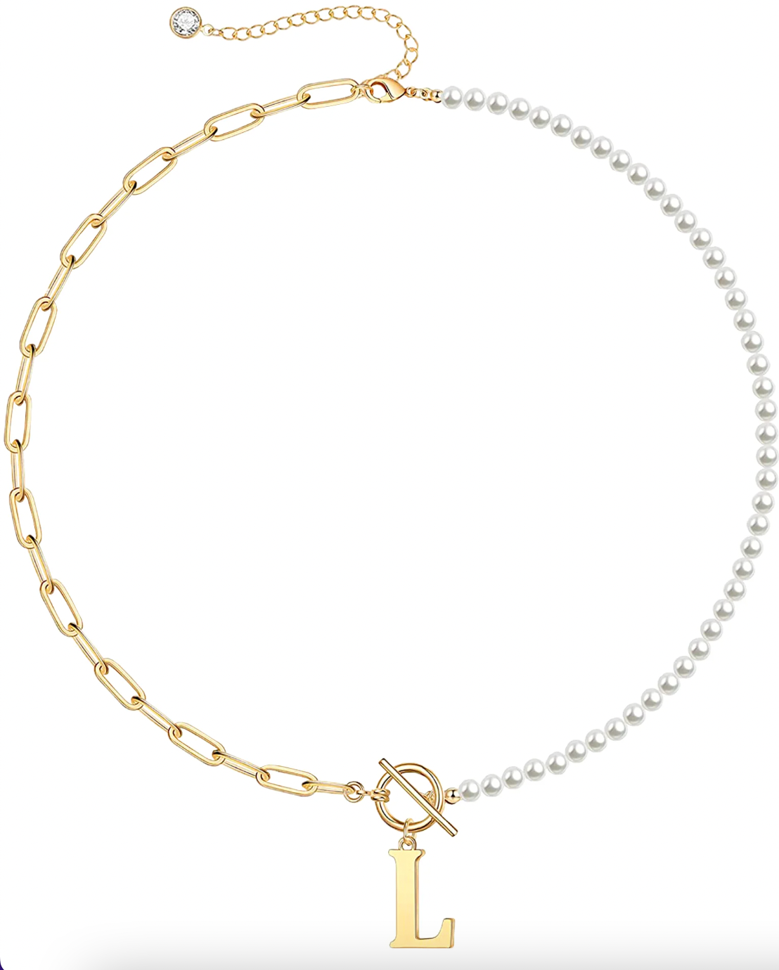 Mini Nugget Gemstone Beaded Necklace Adjustable 41-46cm/16-18' in