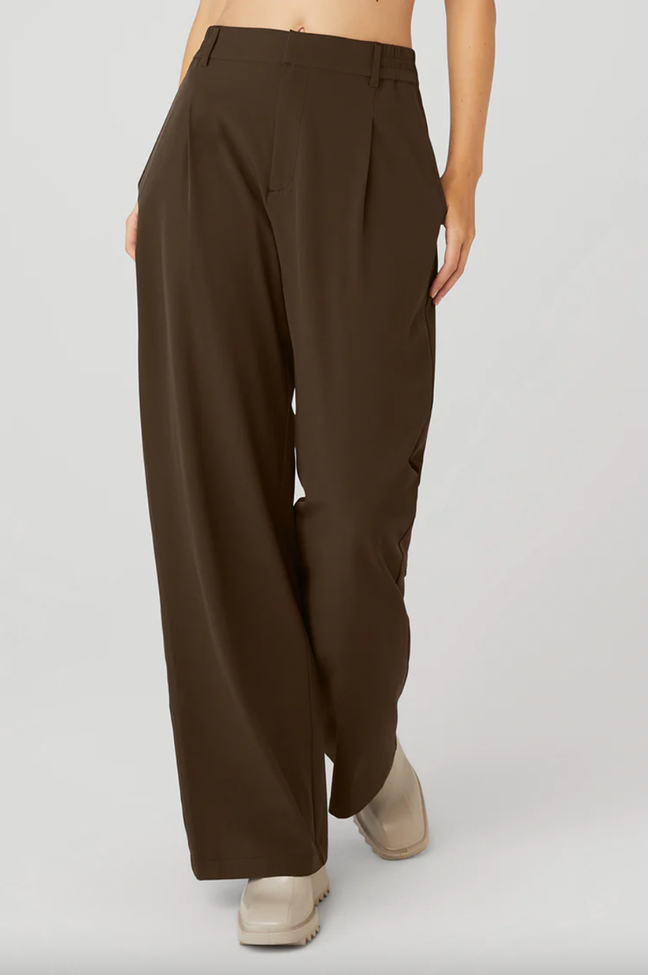 High Quality Womens Wide Leg Wide High Rise Trousers Loose Straight Fit OL  Suit Pants For Streetwear 201228 From Kong00, $46.35 | DHgate.Com