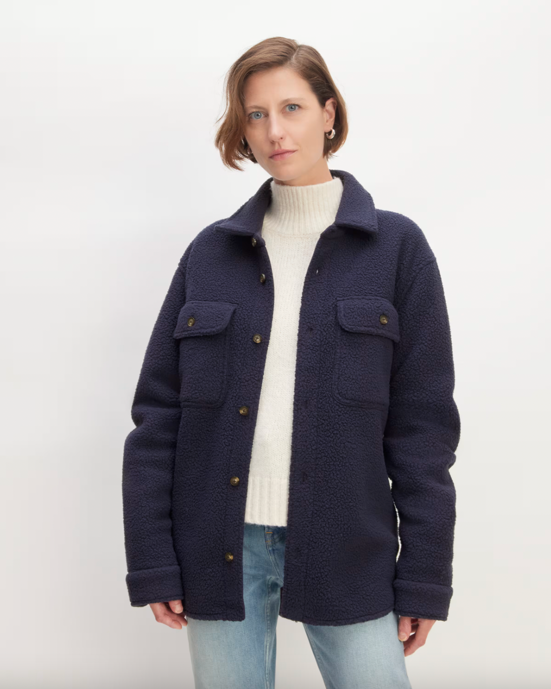 Everlane + The ReNew Fleece Everyone Overshirt