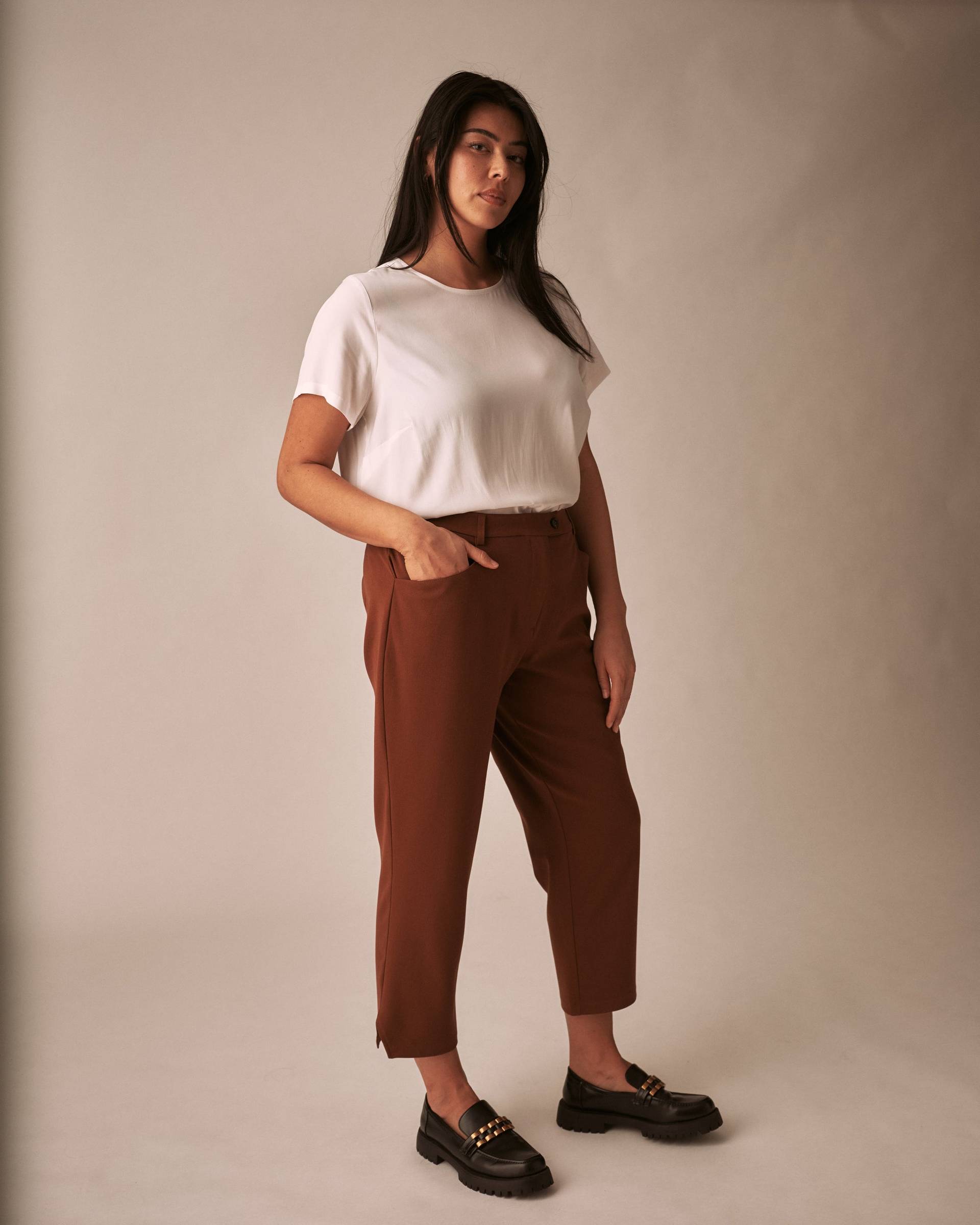 J.Crew: Sydney Wide-leg Pant In Bi-stretch Cotton Blend For Women
