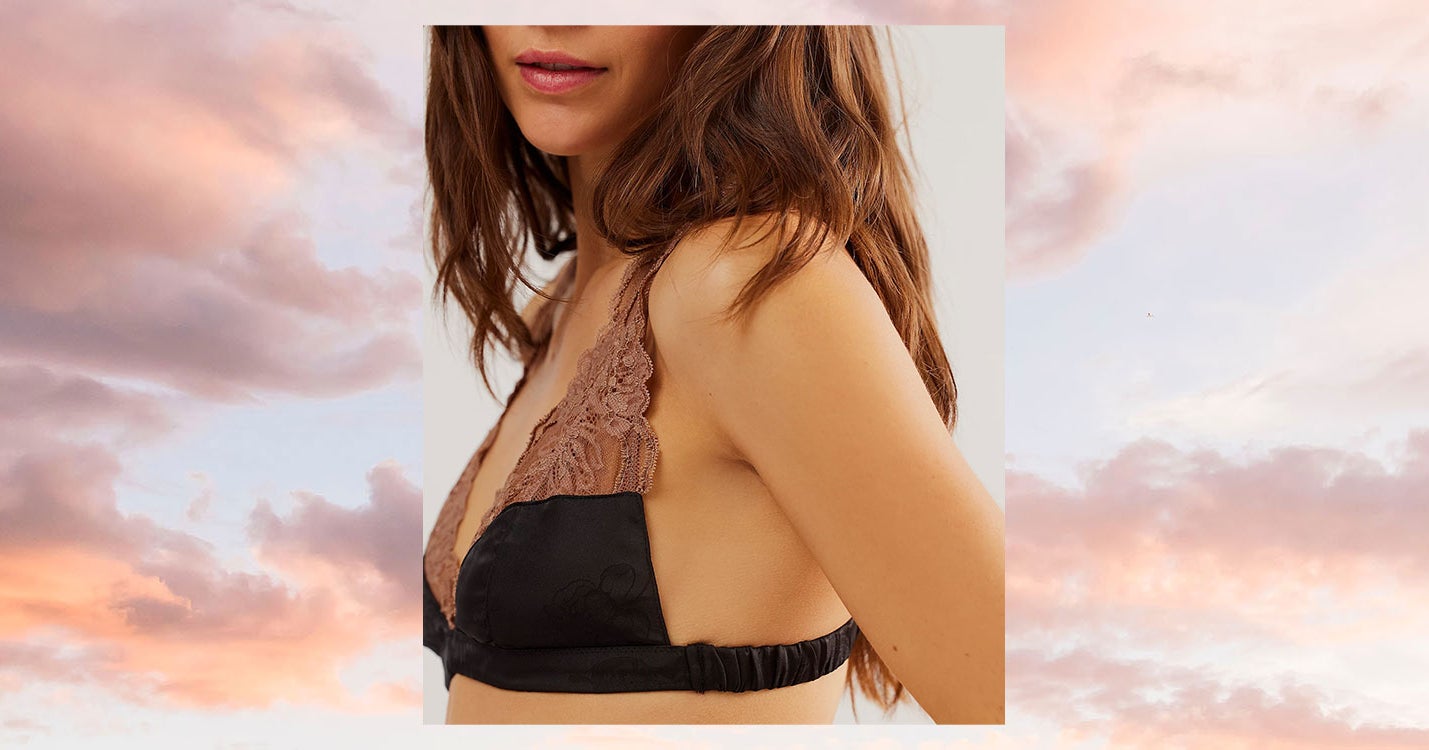 By Anthropologie Lace Triangle Bra