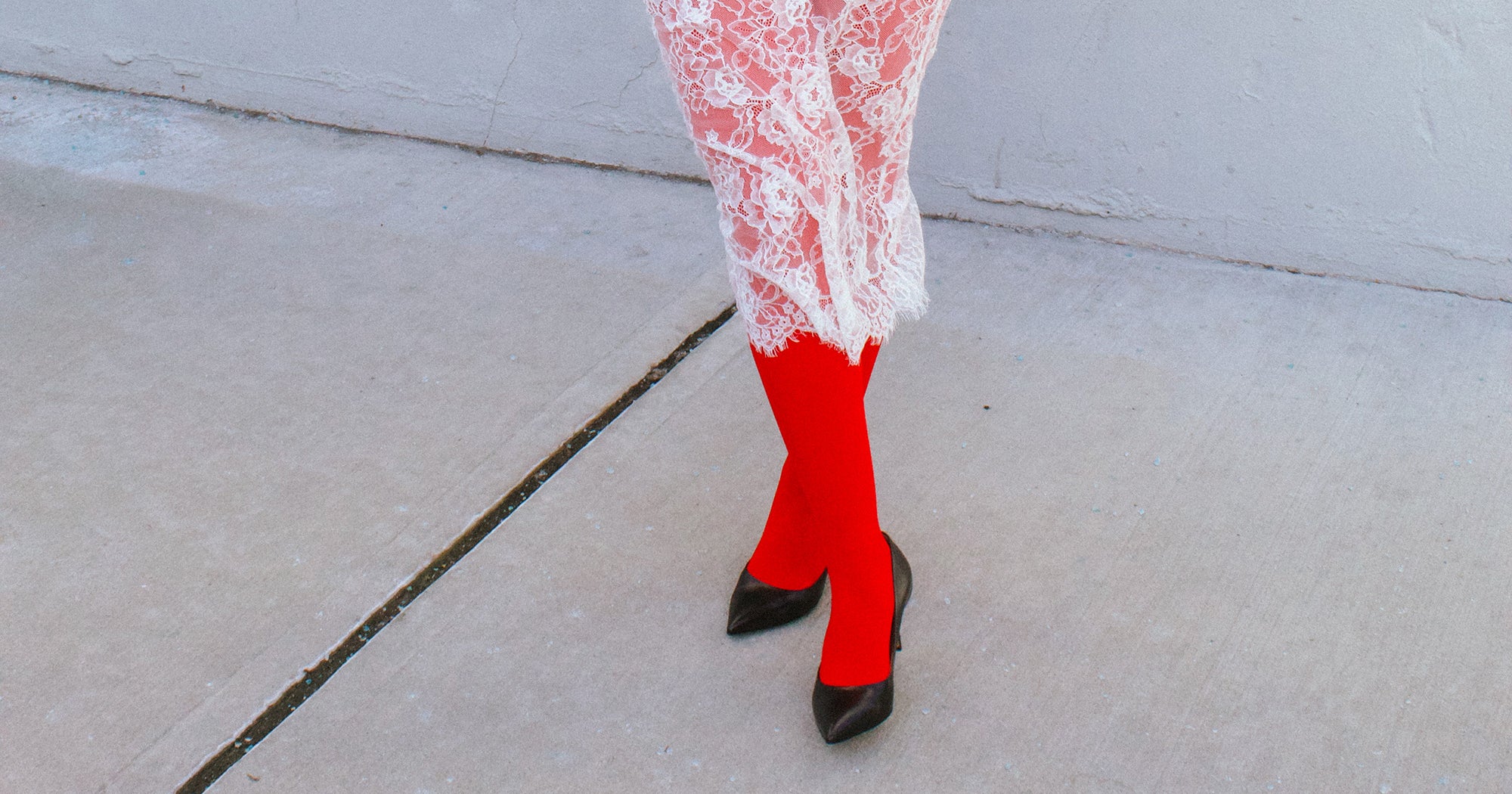 5 Adult Ways to Wear Colored Tights That Aren't Reminiscent of