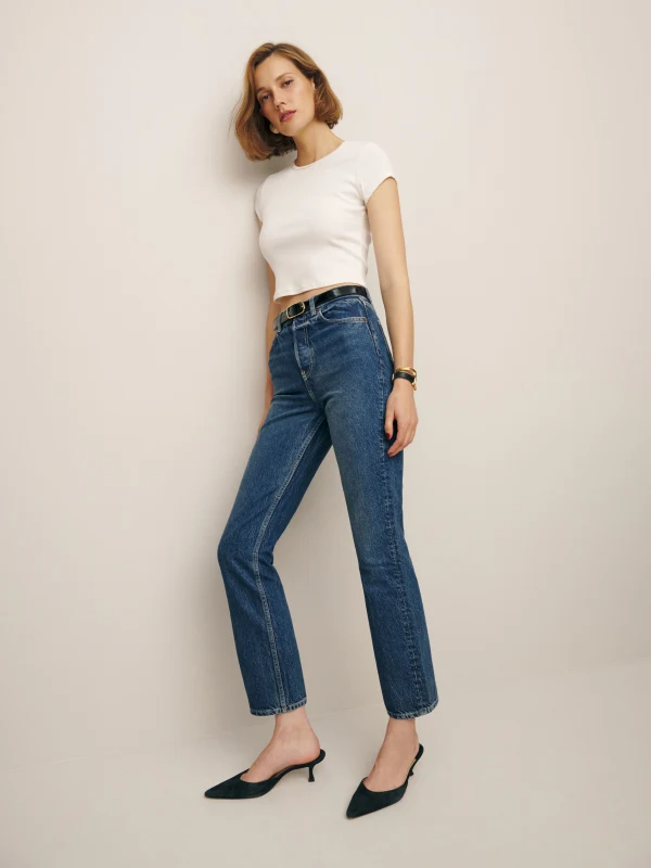 Style & Co Womens Petite Tummy-Control Slim-Leg Jeans