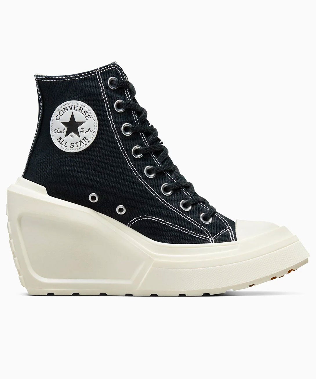 Converse + Converse Chuck 70 De Luxe Wedge Canvas High Top Black