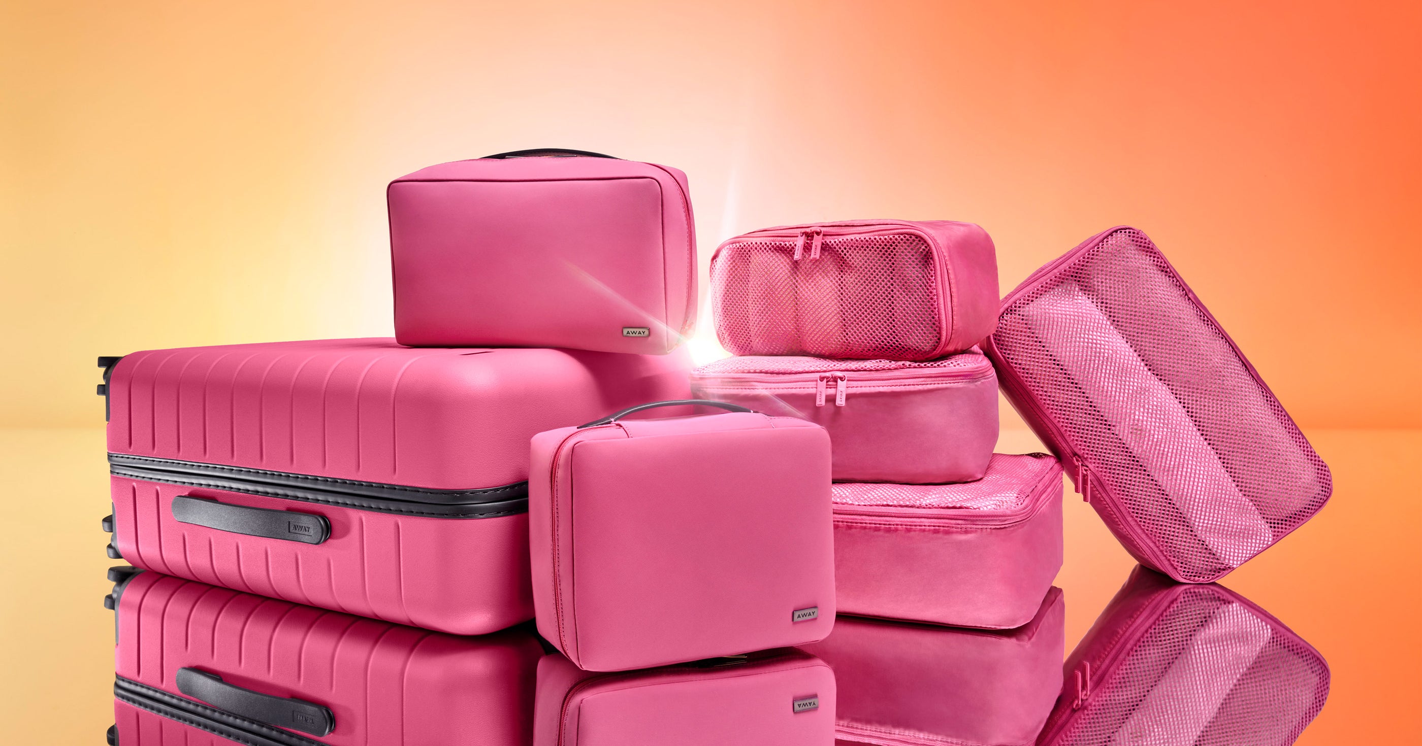 Away Luggage Island Pink Collection Launch