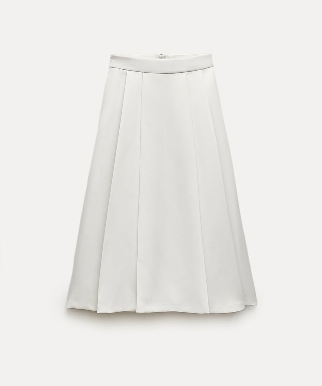Zara + ZW Collection Box Pleat Layered Skirt
