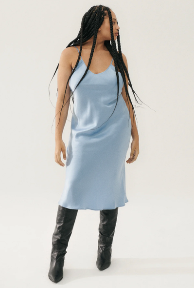 1990s Ivory Silk Slip Dress - Desert Vintage