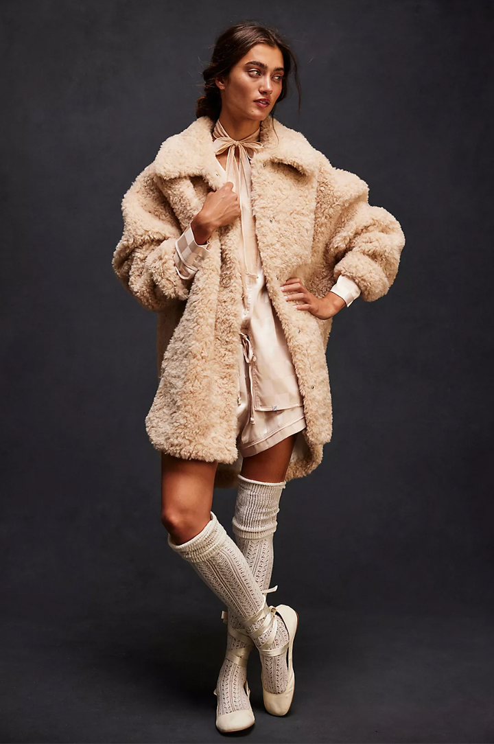 Alicia Faux Fur Coat - Luxe Outerwear