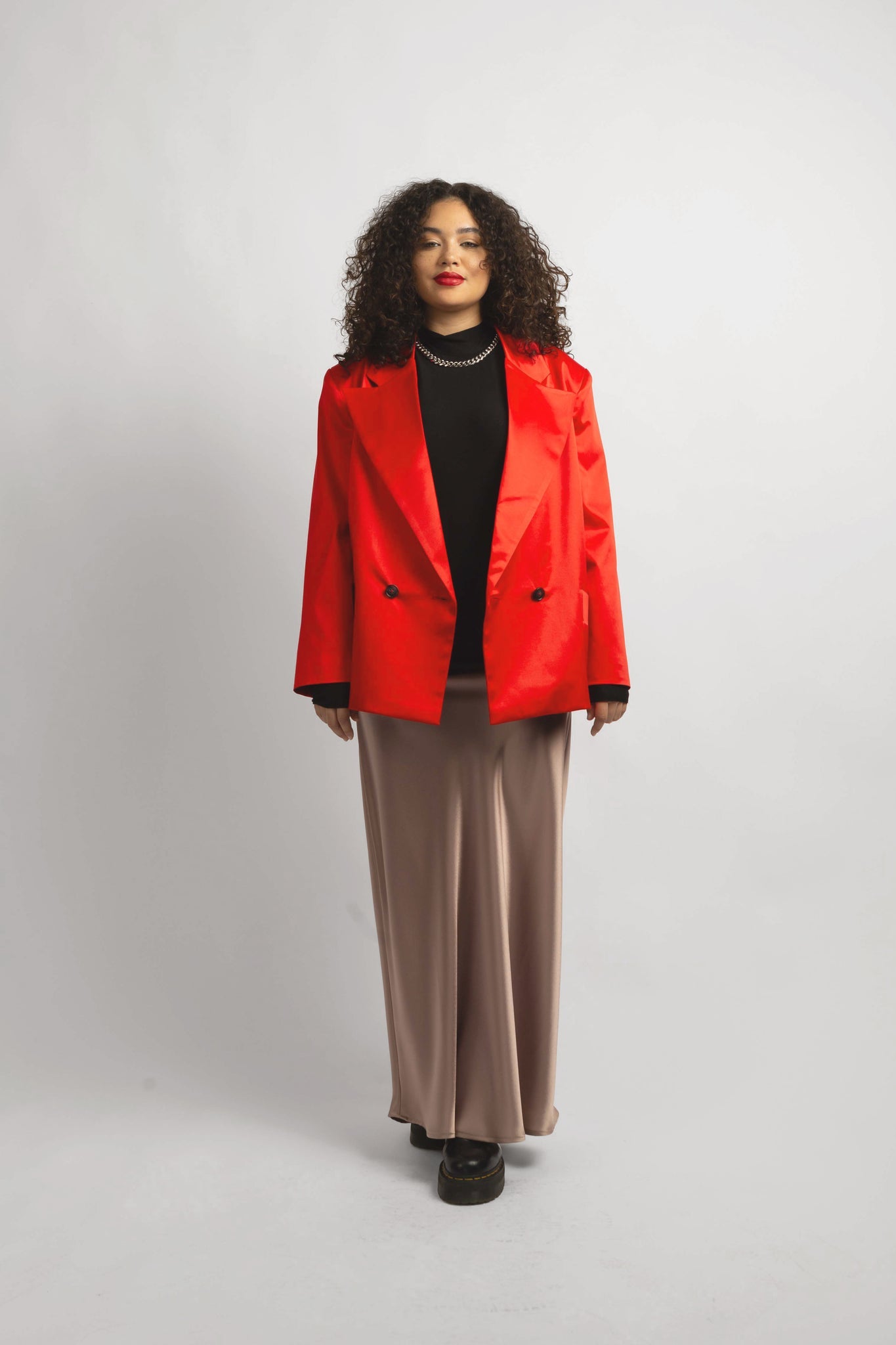 Women's Plus Size Tailored Blazer - Sergio Hudson - x Target Red
