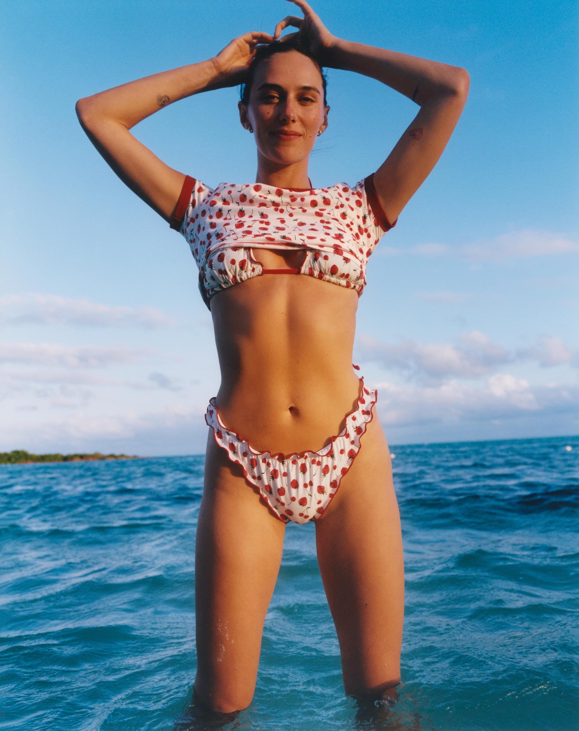Sommer Swim + Naomi Plumage Tie Side Bikini Bottoms
