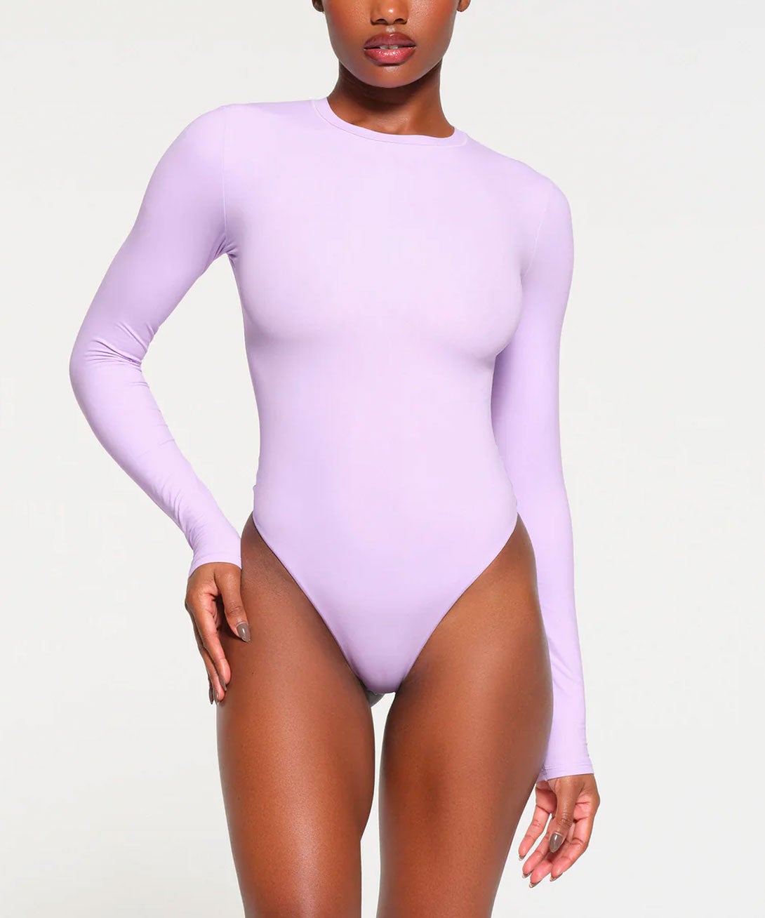 Skims Summer Mesh Strappy Bodysuit COLOR Lilac Swirl SIZE 2X BS
