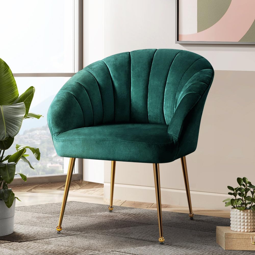 Artiss + Velvet Armchair