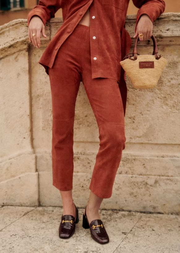 Essentials By Anthropologie + The Essential Cropped Flare Trousers