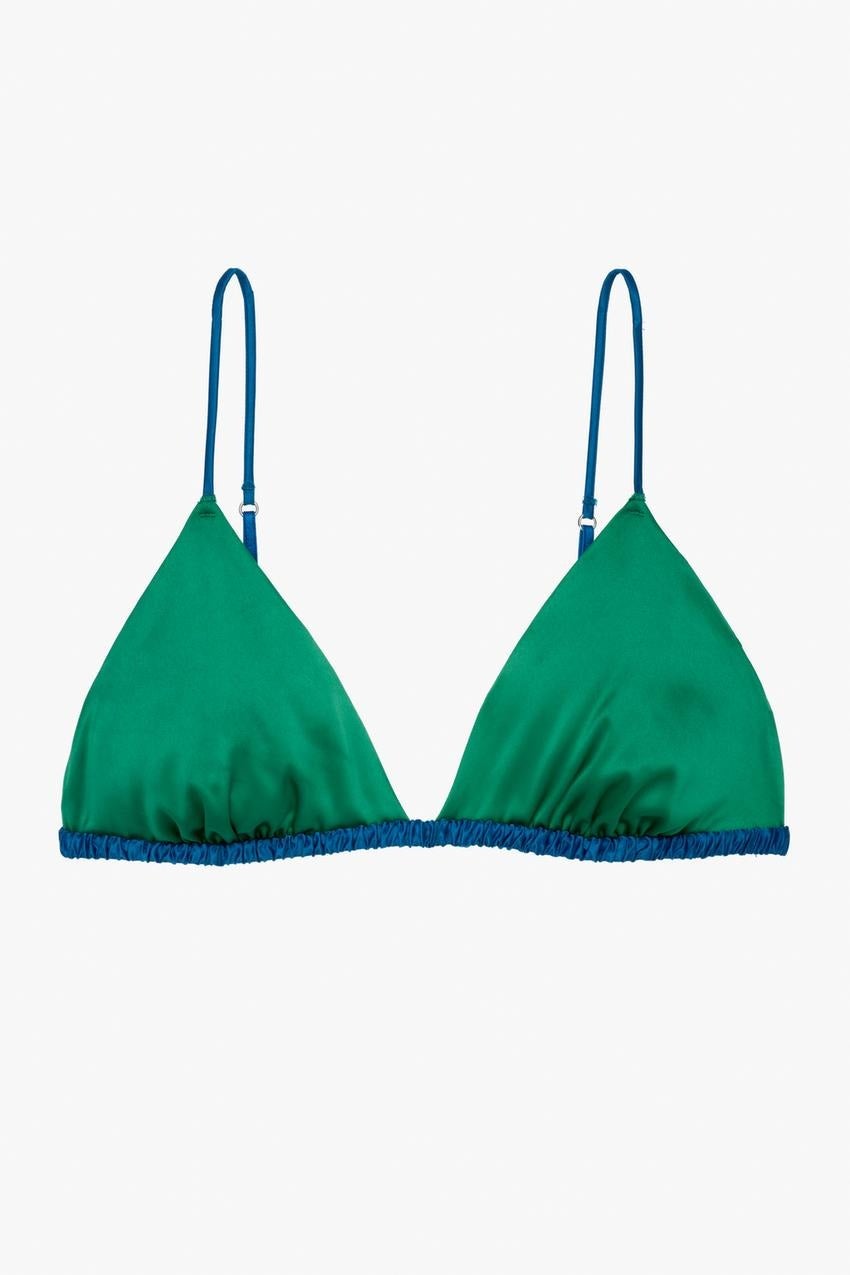 Women's Lace Plunge Push-up Bra - Auden™ Green 34a : Target