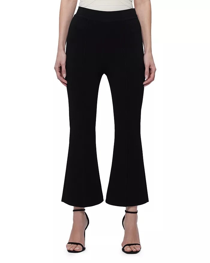 Hervé Léger + The Ava Cropped Flare Leg Pants