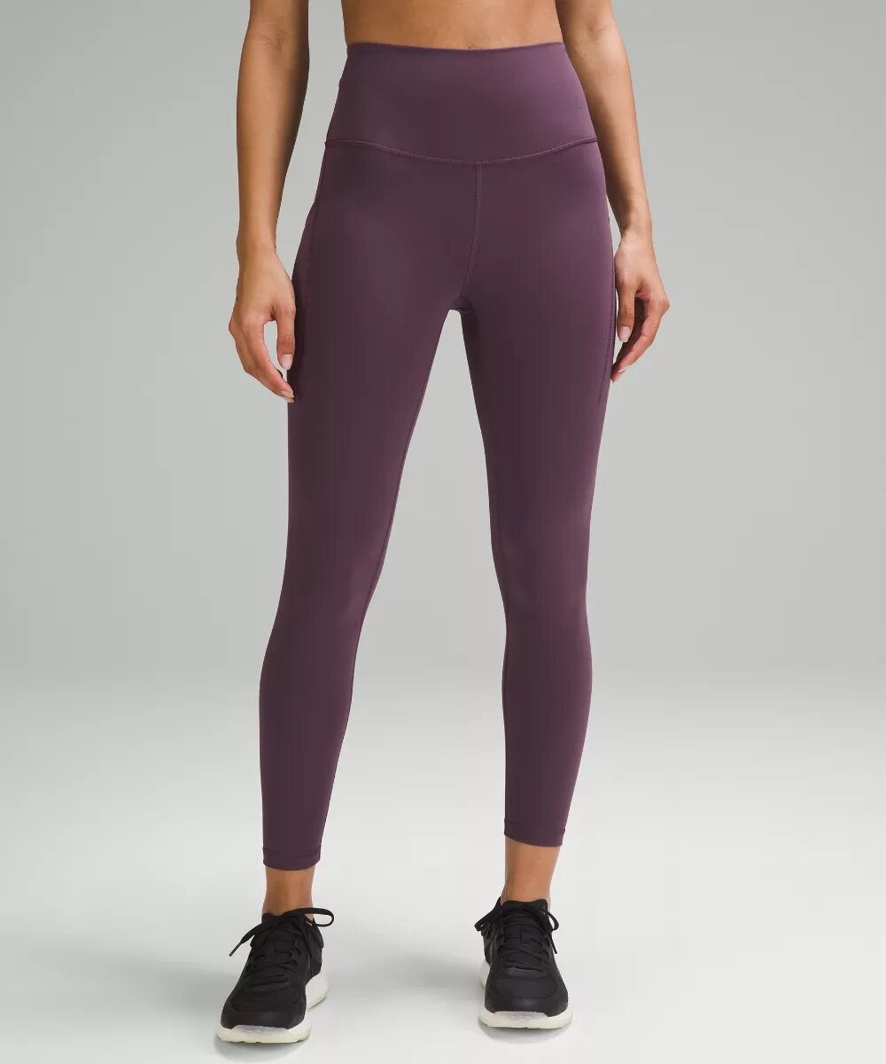 Lululemon + Wunder Train High-Rise Tight with Pockets 25″