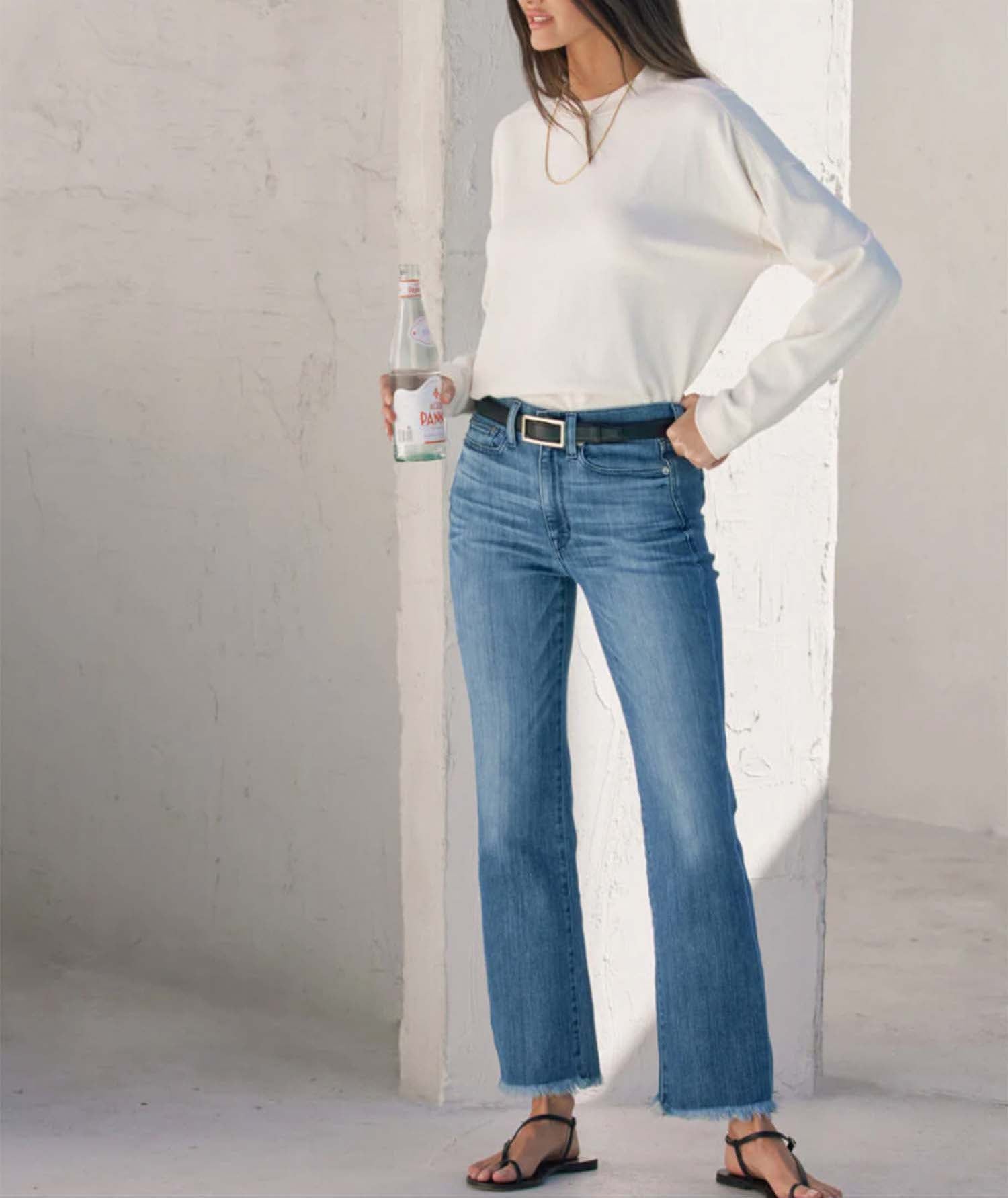 AYR shops The Pop Jeans in Zinc White