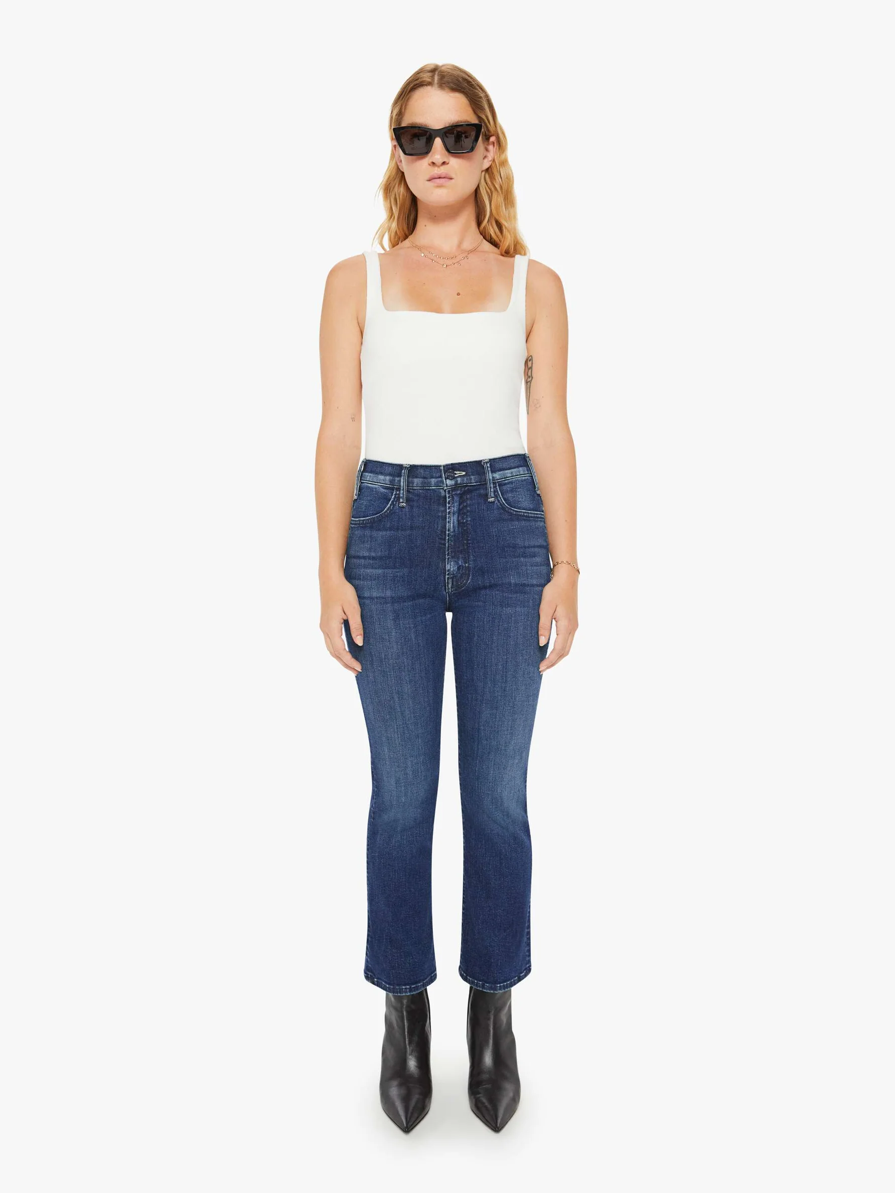 Mother Denim + The Lil’ Hustler Ankle Petites