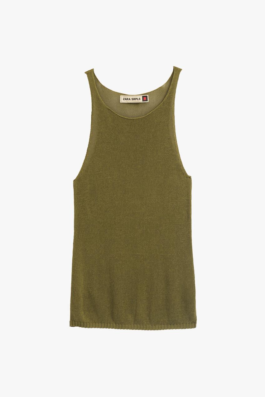 Zara + Knit Tank Top