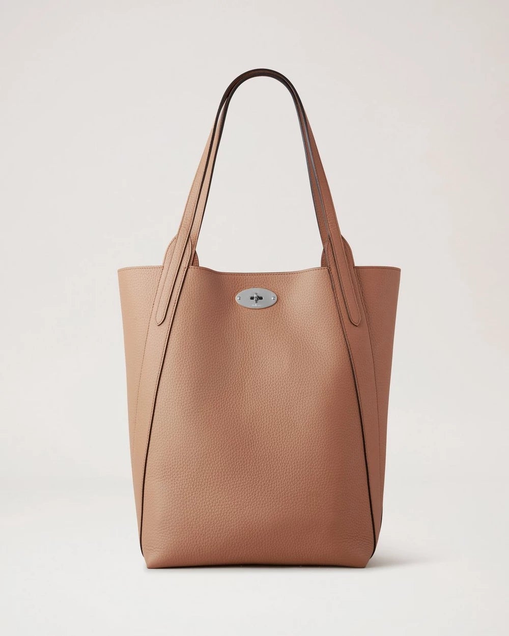 Mulberry + North South Bayswater Tote Sable Heavy Grain