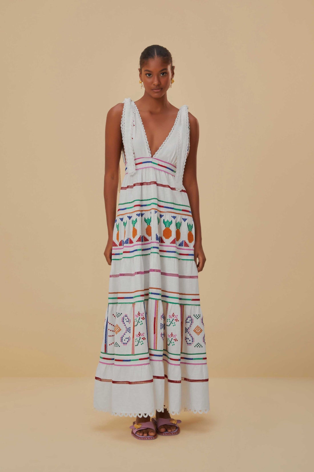 Zara + Block Color Slip Dress