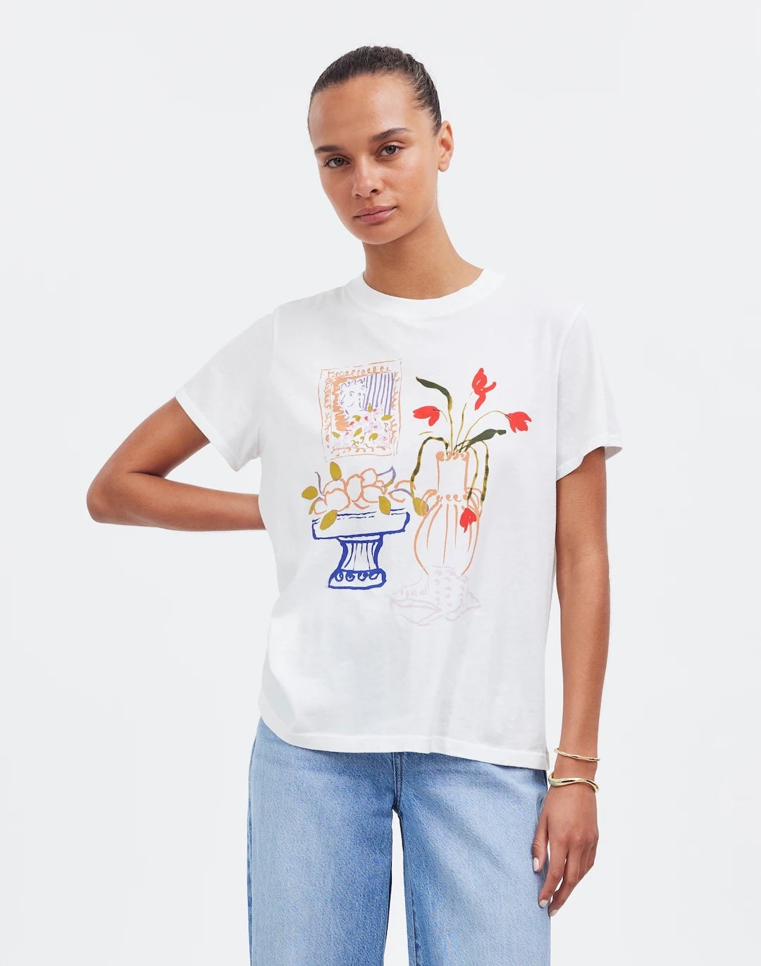 Madewell x Lisa Says Gah! + Graphic Softfade Cotton Crewneck Relaxed Tee