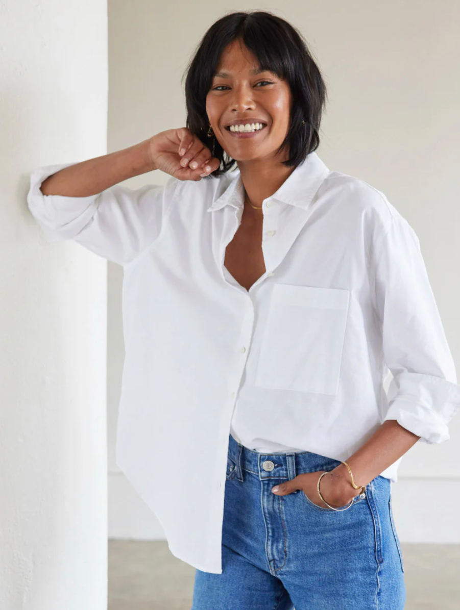 The 16 Best White Button Up Shirts For Women 2024