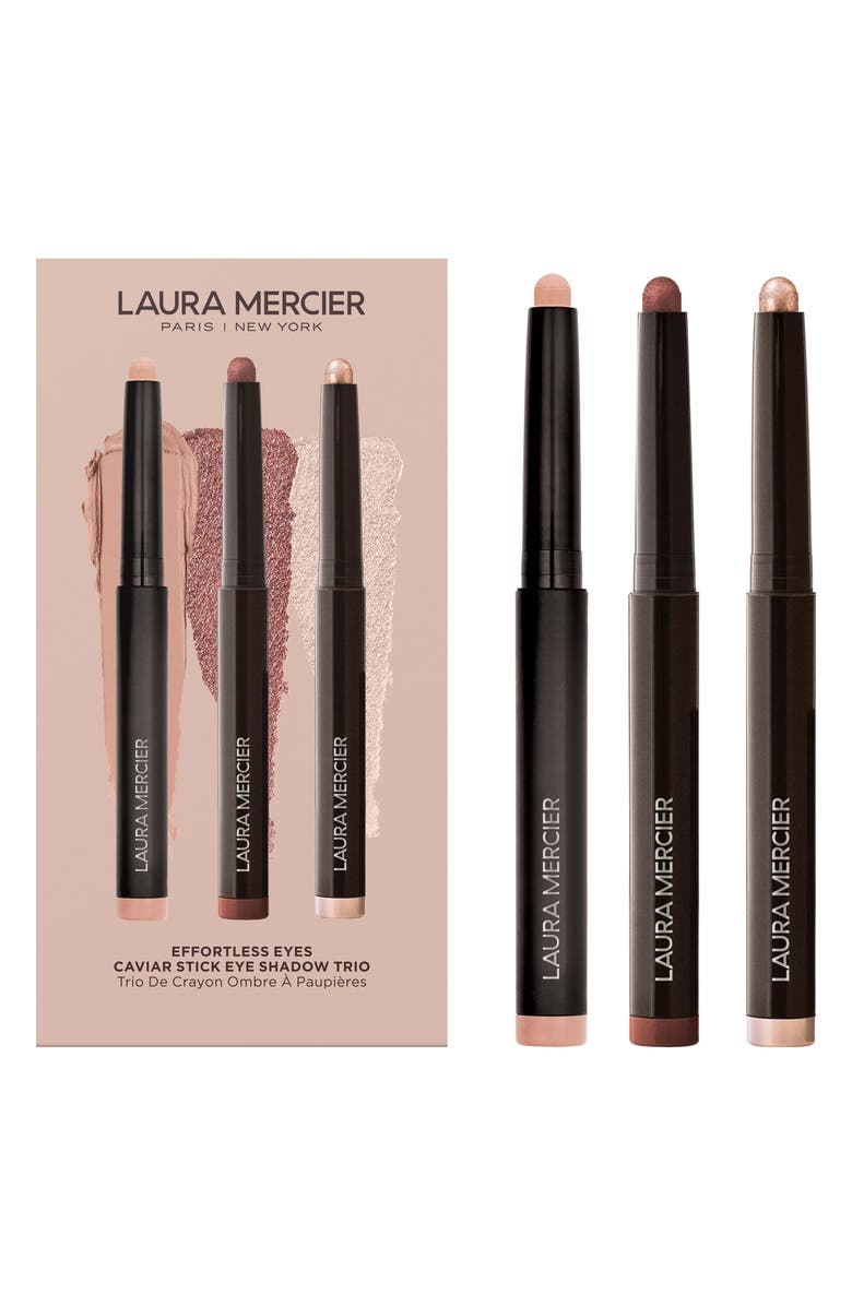 Laura Mercier + Effortless Eyes Caviar Stick Eyeshadow Trio