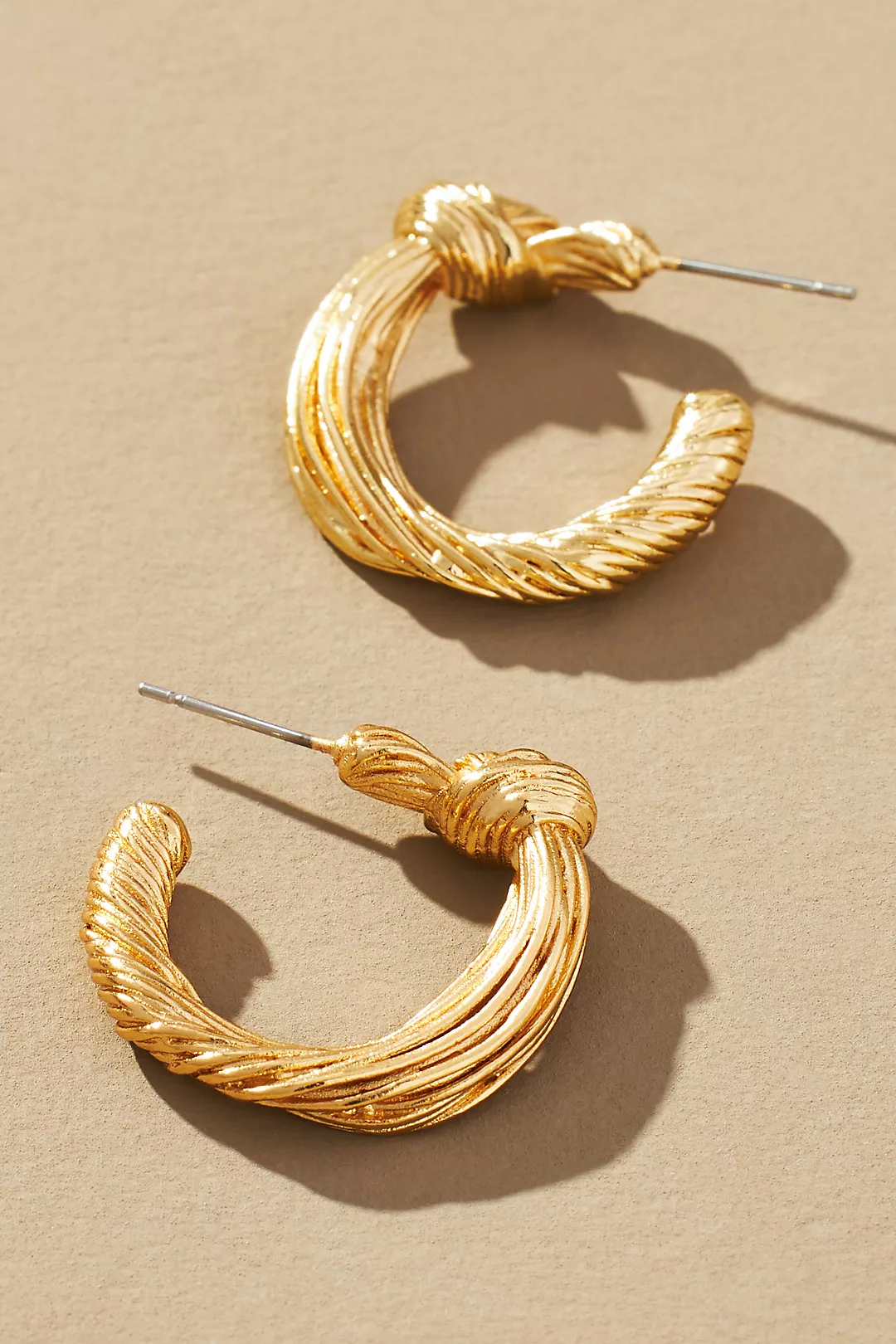 By Anthropologie + Knotted Hoop Earrings