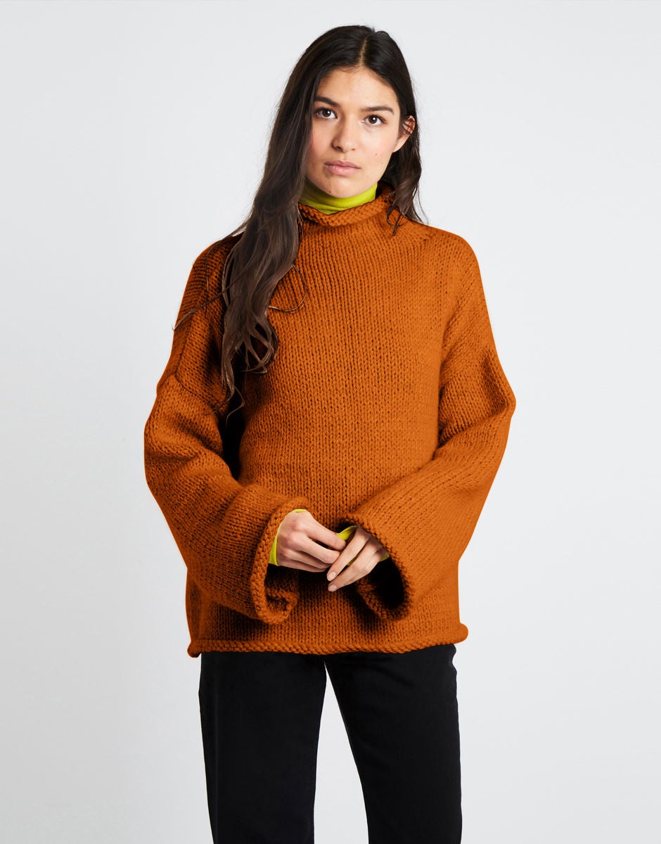 Lazy Oaf Striped Turtleneck Sweater