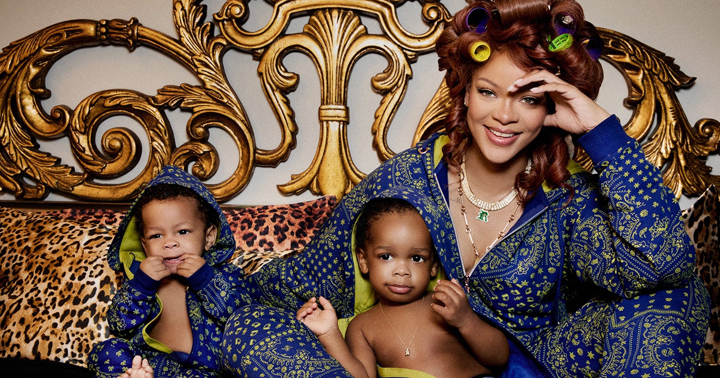 Rihanna & Her Sons Shine Bright In Savage X Fenty Holiday Campaign