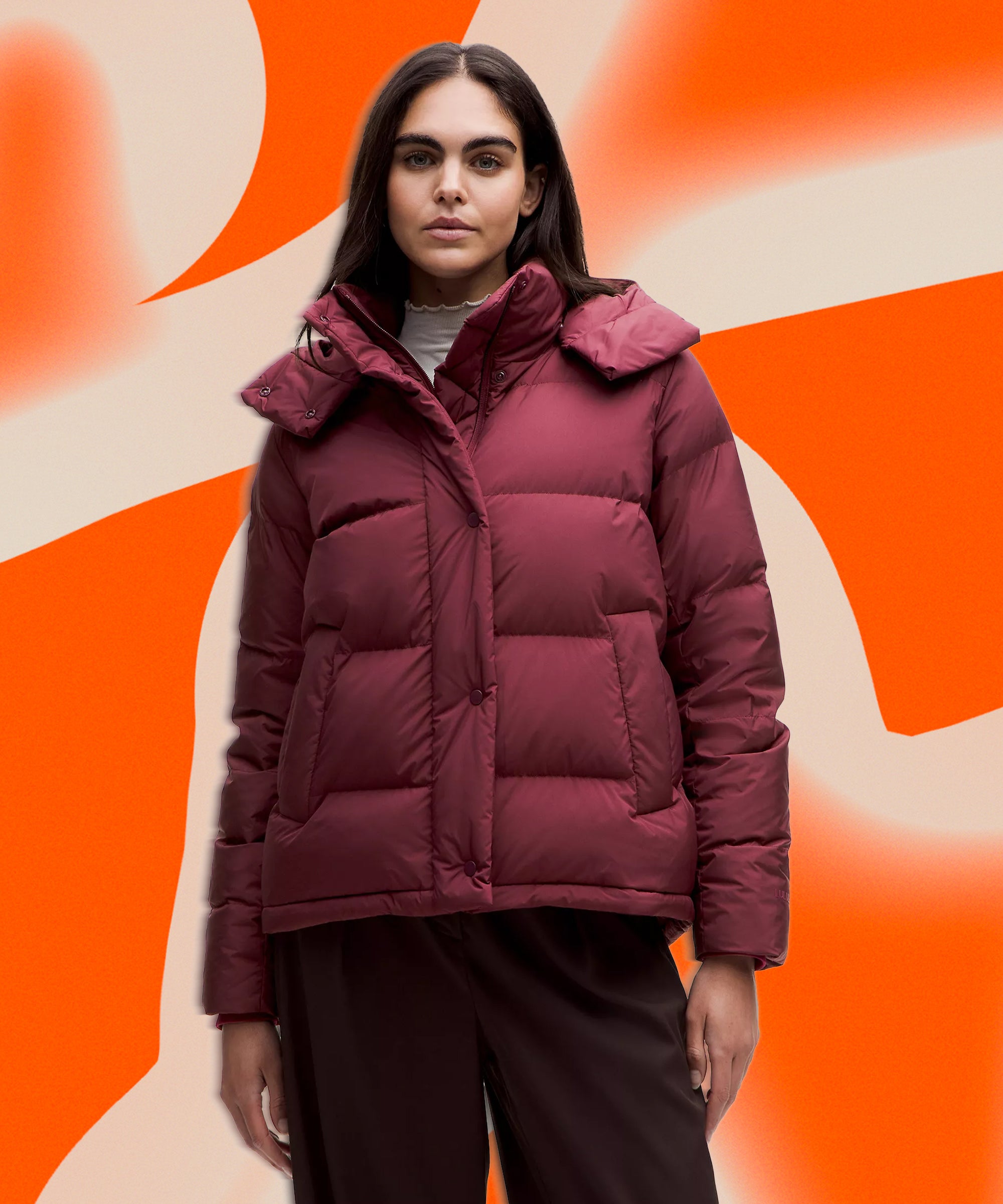 Fashion activewear puffer jacket